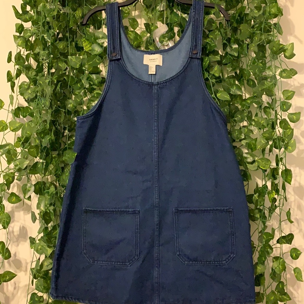 Denim Overall Dress